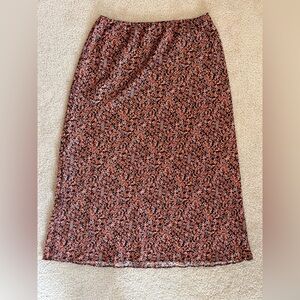 1. State Floral Midi Skirt